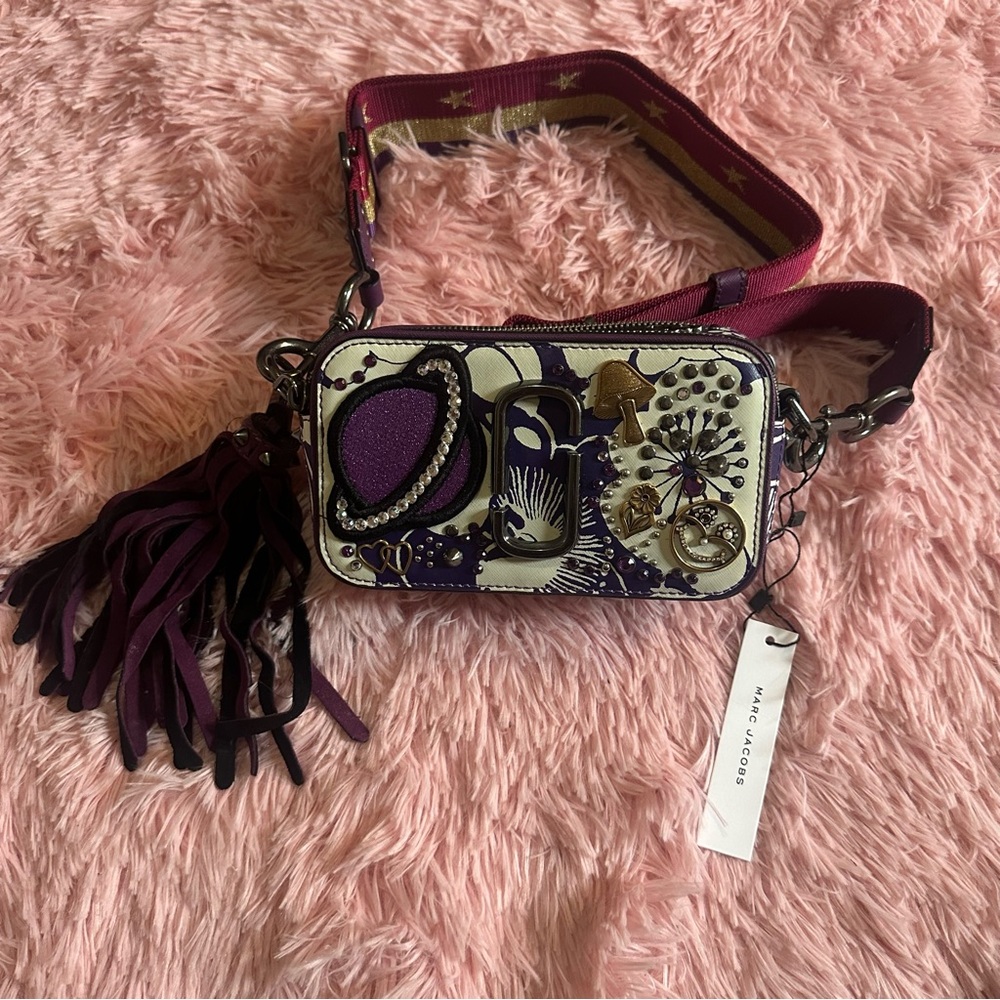 MARC JACOBS Snapshot leather crossbody bag